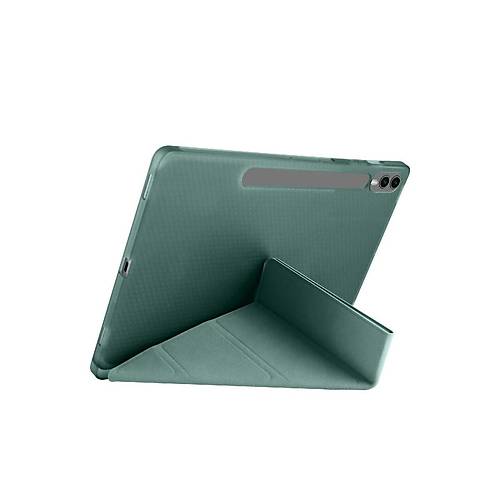 Galaxy X510 Tab S9 FE 11 K�l�f Kalemlikli Mars Tablet K�l�f� - Koyu Ye�il