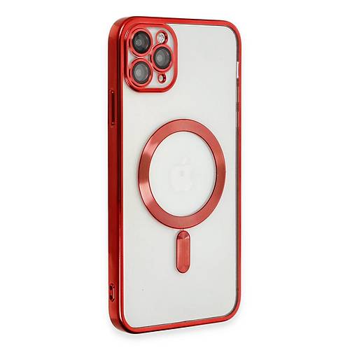 iPhone 11 Pro Max K�l�f Kross Magneticsafe Kapak - K�rm�z�