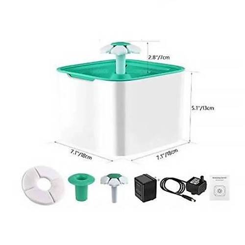 3 in 1 Papatya Otomatik Kedi Su P�nar� 18x13x7 Cm