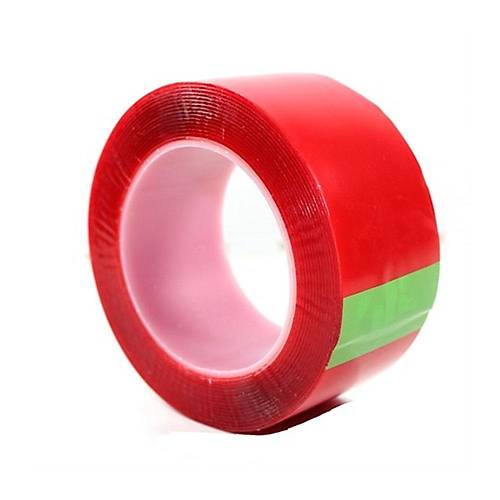 �ift Tarafl� �effaf Akrilik Silikon Bant 40mm x 10 Metre