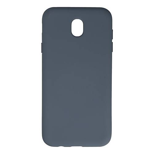 Galaxy J7 Pro / J730 K�l�f Nano i�i Kadife Silikon - Gri