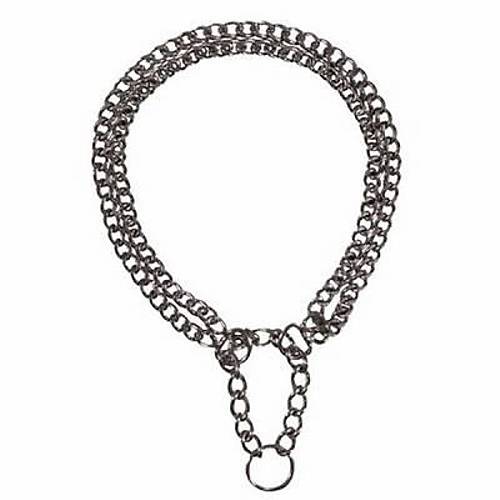 2 S�ra Zincir K�pek Boyun Tasmas� 50 Cm 2,5 Mm