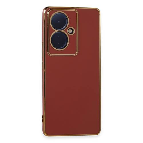 V29 Lite K�l�f Volet Silikon - K�rm�z�