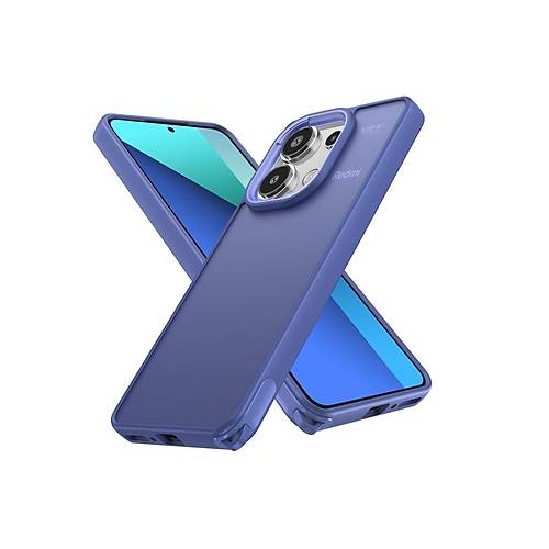 Redmi Note 13 Pro 4G K�l�f Elegant Kapak - A��k Mavi