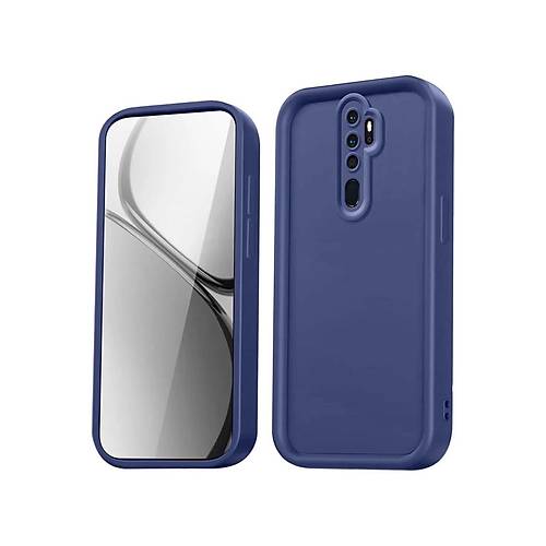 Redmi Note 8 Pro K�l�f Viera Silikon - Lacivert