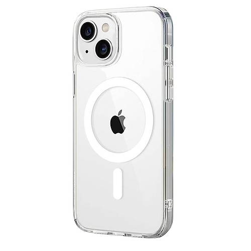 iPhone 14 Combo Sert �effaf Magsafe Kapak - �effaf