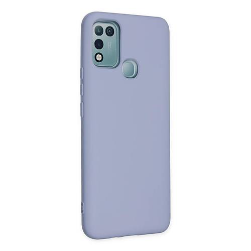 Hot 10 Play K�l�f Nano i�i Kadife Silikon - Lila