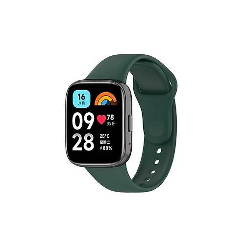 Redmi Watch 3 Active Klasik Kordon - Haki Ye�il