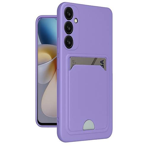Galaxy A26 K�l�f Kelvin Kartvizitli Silikon - Lila
