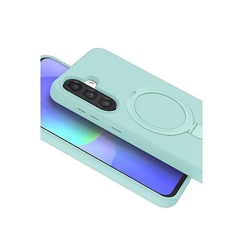Galaxy A56 Regal Magsafe Standl� Kapak - Su Ye�ili