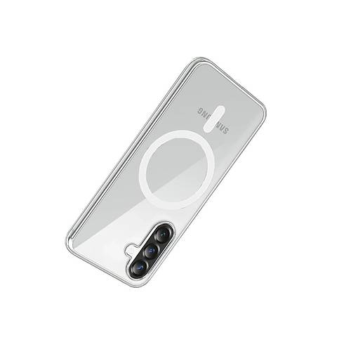 Galaxy A37 5G Combo Sert �effaf Magsafe Kapak - �effaf