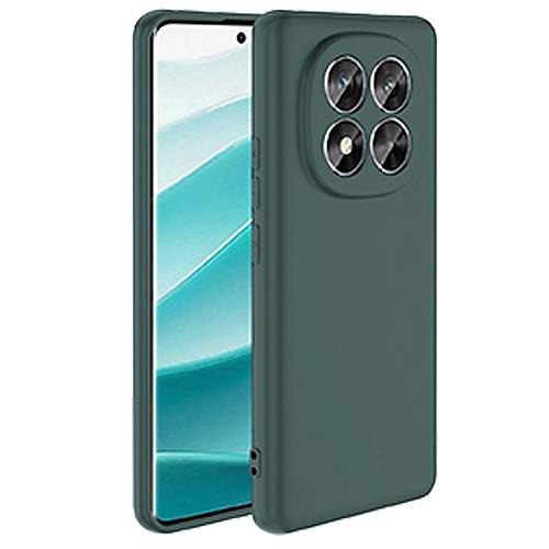 Redmi Note 14 Pro 5G K�l�f First Silikon - Koyu Ye�il