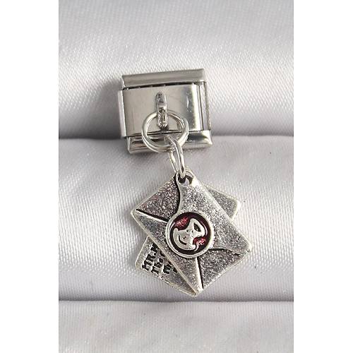 316L �elik G�m�� Renk Mektup Model Nomination Charm