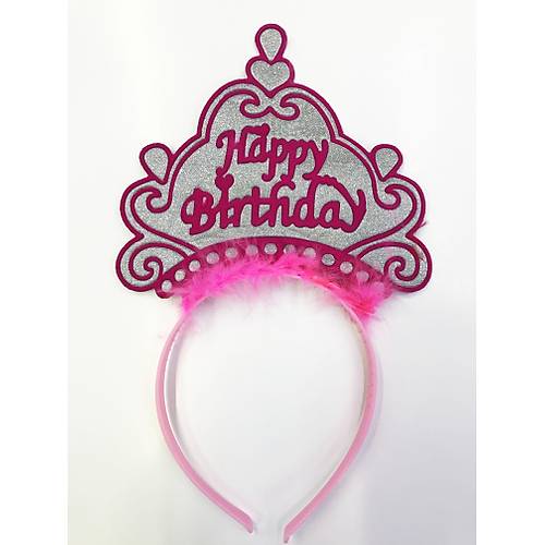 Happy Birthday Yaz�l� Neon Renk Ta� 12 Adet