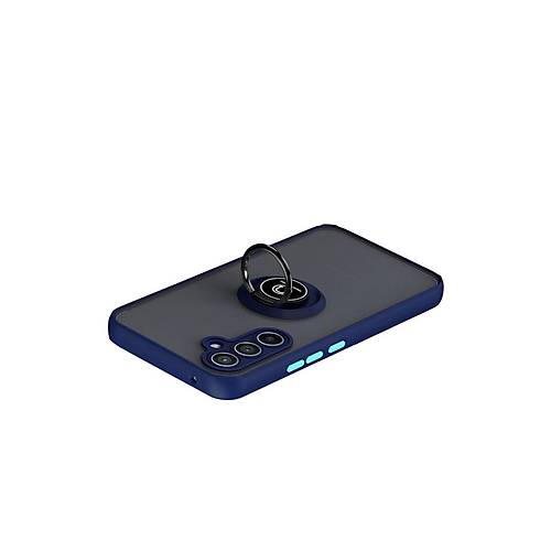 Galaxy S25 FE Montreal Y�z�kl� Silikon Kapak - Lacivert