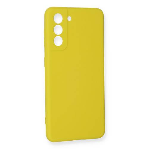 Galaxy S21 FE K�l�f Nano i�i Kadife Silikon - Sar�