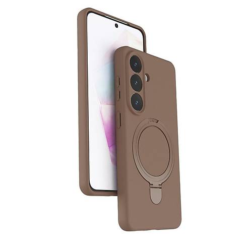 Galaxy S26 Plus Regal Magsafe Standl� Kapak - ��l Titanyum