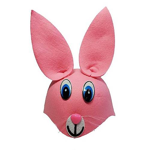 Pembe Renk Kulakl� Tav�an �apkas� Hayvan �apkas�