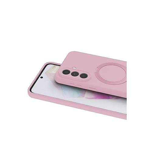 Galaxy A57 5G Regal Magsafe Standl� Kapak - A��k Pembe