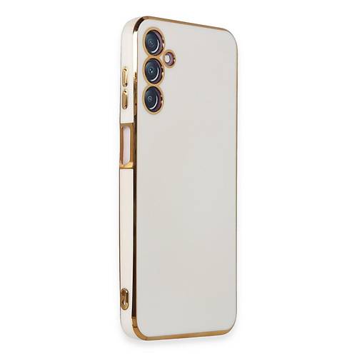 Galaxy M14 5G K�l�f Volet Silikon - Beyaz