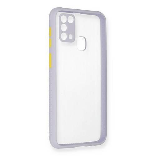 Galaxy M31 K�l�f Miami �effaf Silikon - Lila