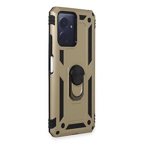 Redmi Note 12 4G K�l�f Sofya Y�z�kl� Silikon Kapak - Gold