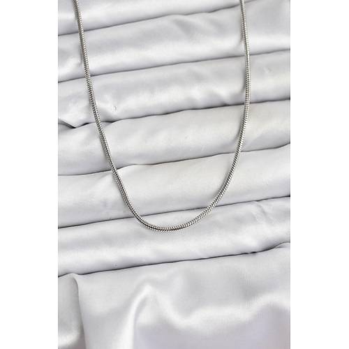 316L �elik Zincir G�m�� Renk 60 cm Y�lan Zincir Kad�n Kolye
