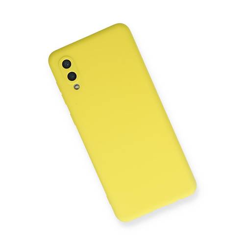 Galaxy A02 K�l�f Nano i�i Kadife Silikon - Sar�