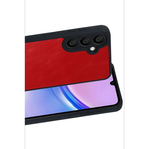 Galaxy A37 5G Aras Deri Kapak - K�rm�z�