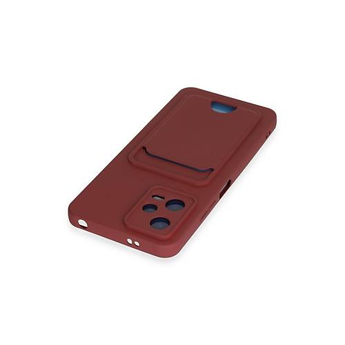 Redmi Note 12 4G K�l�f Kelvin Kartvizitli Silikon - Bordo