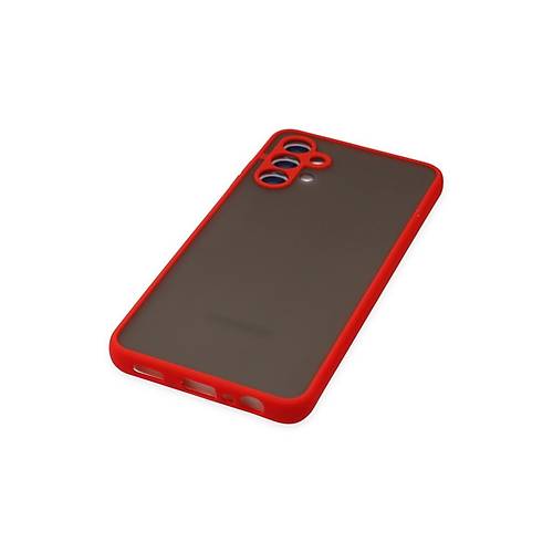 Galaxy A04S K�l�f Montreal Silikon Kapak - K�rm�z�