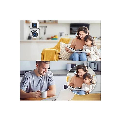 Int-Cmr5 1080P WiFi G�venlik Kameras� 360 PTZ