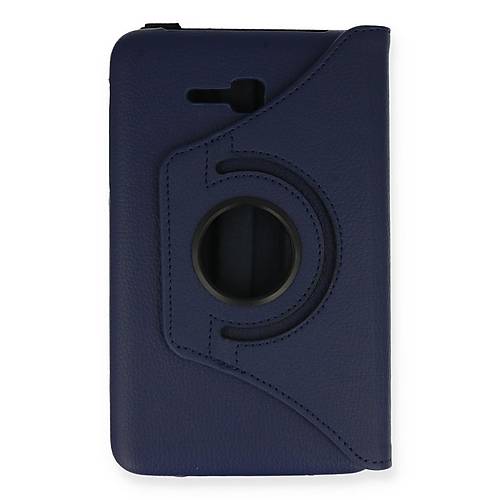 Galaxy T110 / T113 Tab 3 Lite 7 K�l�f 360 Tablet Deri K�l�f - Lacivert