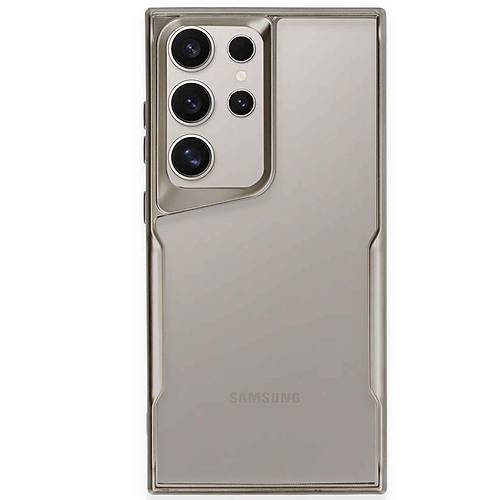 Galaxy S24 Ultra K�l�f Boyi Silikon Kapak - Titan Gri