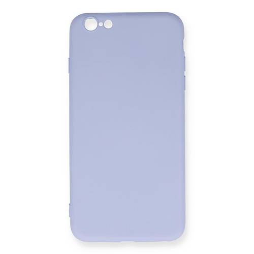 iPhone 6 Plus K�l�f Nano i�i Kadife Silikon - Lila