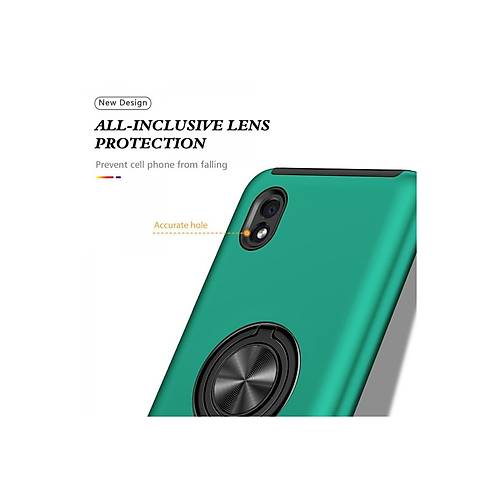 Galaxy A01 Core K�l�f Elit Y�z�kl� Kapak - Ye�il