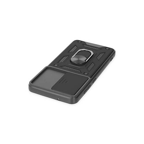 Galaxy S21 FE K�l�f Pars Lens Y�z�kl� Silikon - Siyah