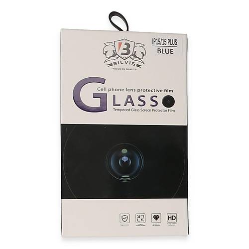 iPhone 15 Bilvis Titan Kamera Lens - Sierra Blue
