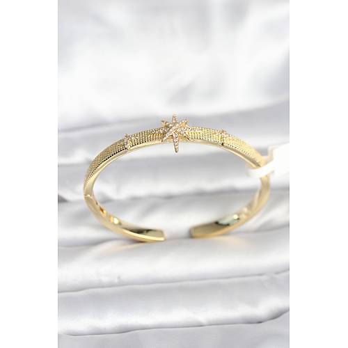 Pirin� Gold Renk Kutup Y�ld�z� Model Kad�n Kelep�e Bileklik