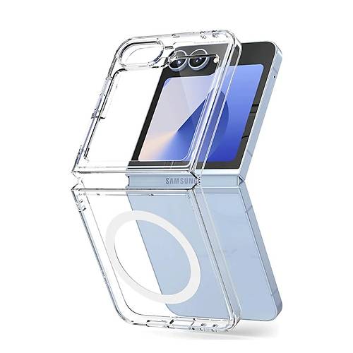 Galaxy Z Flip 6 K�l�f Magneticsafe �effaf Silikon - �effaf