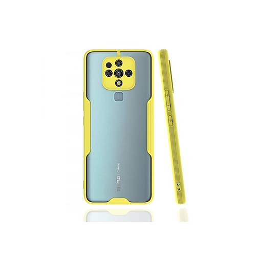 Camon 16 K�l�f Platin Silikon - Sar�