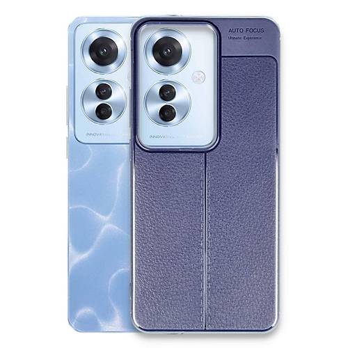 Reno 11F K�l�f Auto Focus Kapak - Lacivert