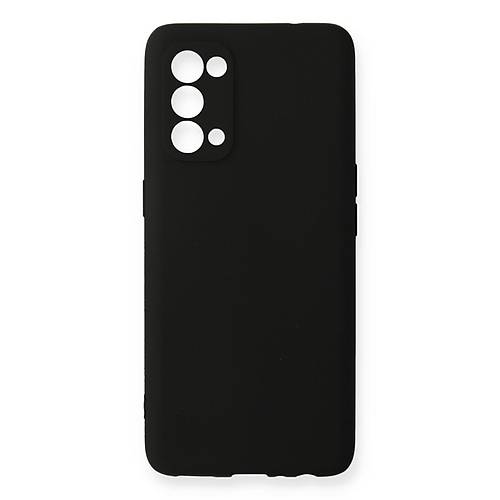 Reno 5 Pro K�l�f First Silikon - Siyah