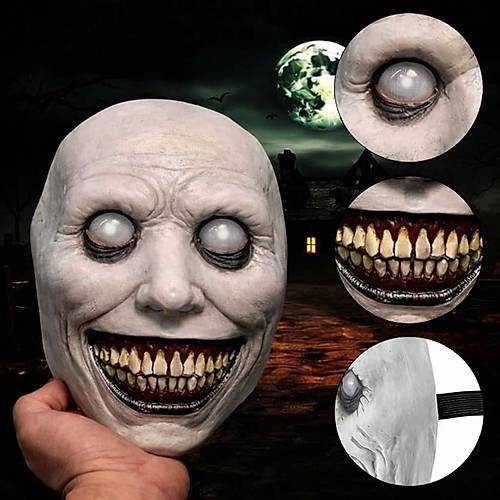 Deh�et G�l��l� Donuk G�z Efektli Korku Maskesi 22x18 cm