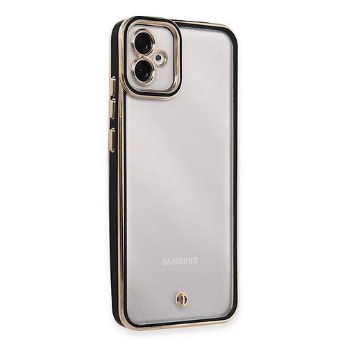 Galaxy A04E K�l�f Liva Lens Silikon - Siyah