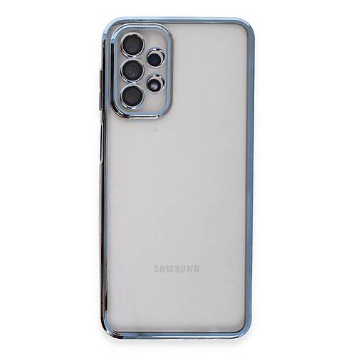 Galaxy A23 4G K�l�f Razer Lensli Silikon - A��k Mavi