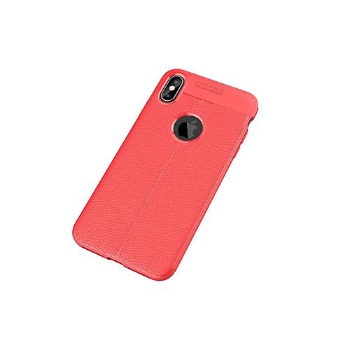 iPhone X K�l�f Auto Focus Kapak - K�rm�z�