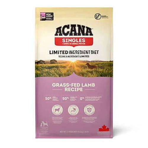 Singles Grass Fed Lamb Kuzulu Elmal� Tah�ls�z K�pek Mamas� T�m Irk ve Ya�am Evreleri 11,4 Kg