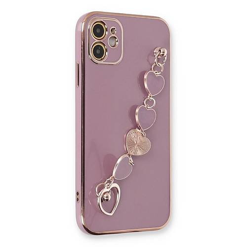 iPhone 12 K�l�f Esila Silikon - Mor