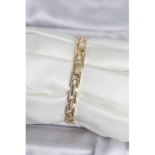 Xuping Zincir Model Gold Renk Kad�n Bileklik